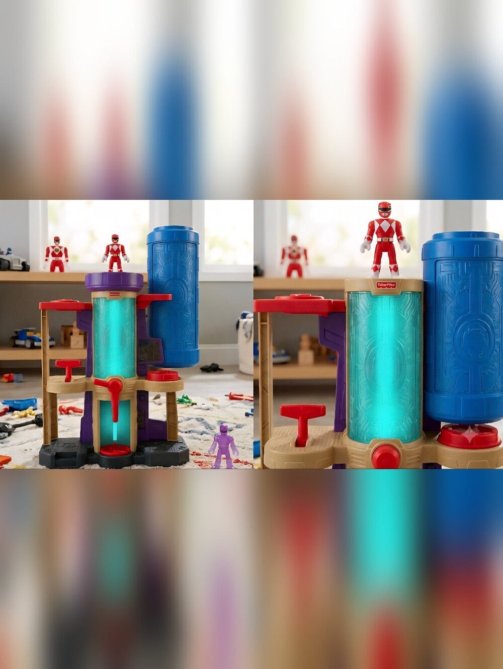 Imaginext Power Rangers Command Center Headquarters Playset Base Only Works